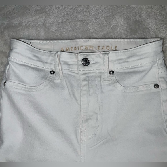 American Eagle Outfitters Crisp White Denim Boot Cut Jeans - Picture 3 of 8